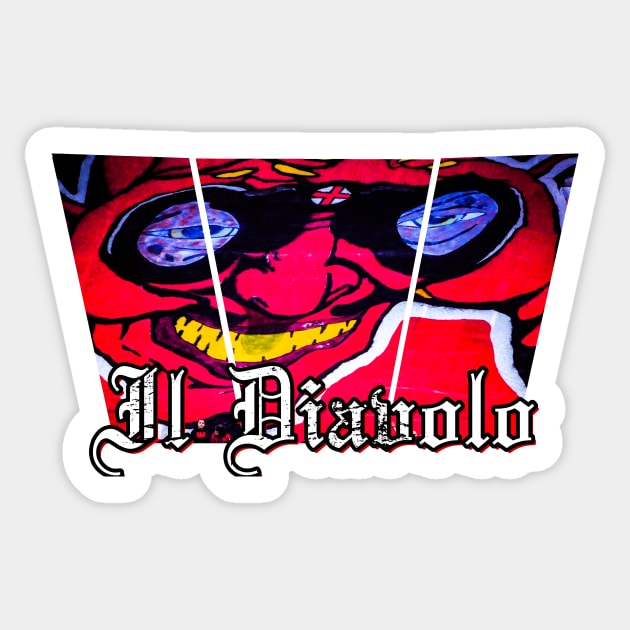 Il Diavolo Rossoneri Sticker by lounesartdessin